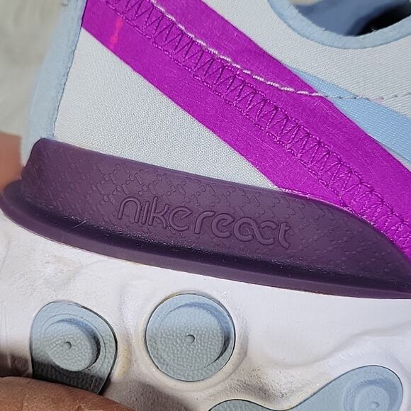 Nike Women's React Element 55 'Psychic Blue' Size 9.5 - Picture 14 of 15